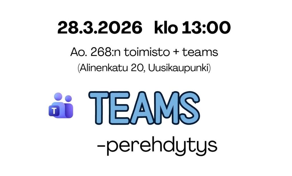 Maksuton TEAMS-perehdytys jäsenille